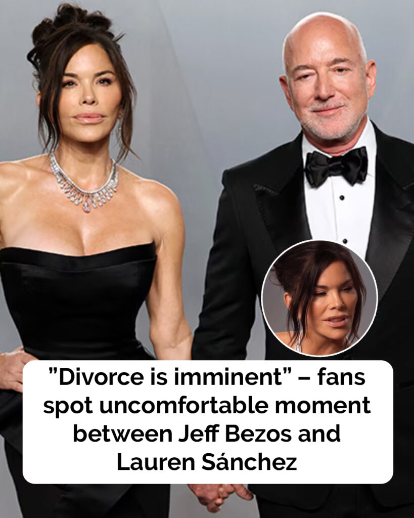 Bezos Awkward Lauren Sánchez and Jeff Bezos Spark Viral Buzz Over Awkward Red Carpet ...